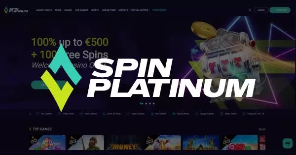 SpinPlatinum Casino App Screenshot